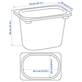 علبة تخزين TROFAST (42×30×36 سم) باللون  الابيض