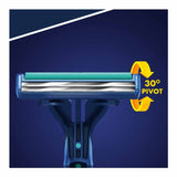 شفرة حلاقة  Gillette Blue 2 Plus للرجال (8 قطع )