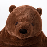 دمية الدب البني الطريّة DJUNGELSKOG  بطول (100 سم)