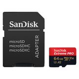 بطاقة ذاكرة SanDisk Extreme Pro microSDHC (64GB)