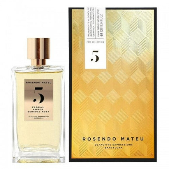 Rosendo Mateu No 5 Floral Amber Sensual Musk EDP Unisex Parfum (100ml)