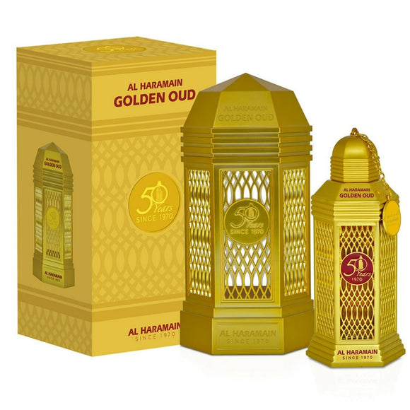 Al Haramain 50 Years Golden Oud Unisex EDP (100ml)