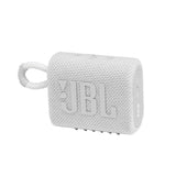 JBL GO 3 سماعة بلوتوث متنقلة باللون الأبيض
