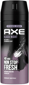 سبراي مزيل لرائحة العرق للرجال من AXE Black night(150 مل)
