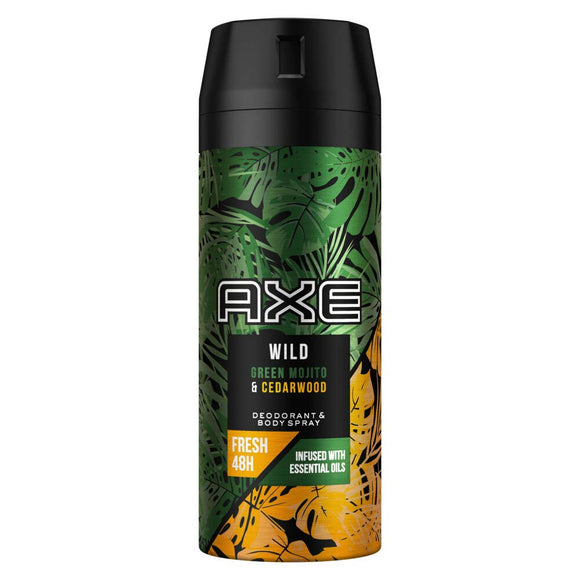 سبراي مزيل لرائحة العرق للرجال من AXE Wild (150 مل)
