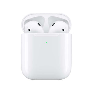 سماعات بلوتوث Airpods  باللون الأبيض (2nd generation)