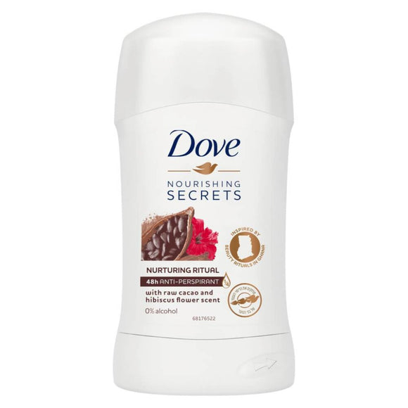مزيل عرق Dove بخلاصة زبدة الكاكاو وزهرة الكاركديه  (50 ML)