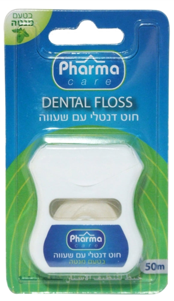 خيط PHARMA CARE لتنظيف الأسنان بنكهة النعناع ( 50 متر)