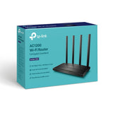 راوتر TP-LINK  لا سلكي ( C6U AC1200) رباعي المنافذ