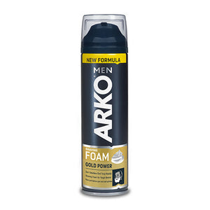 Arko Men Gold Power رغوة حلاقة للرجال (200 مل)