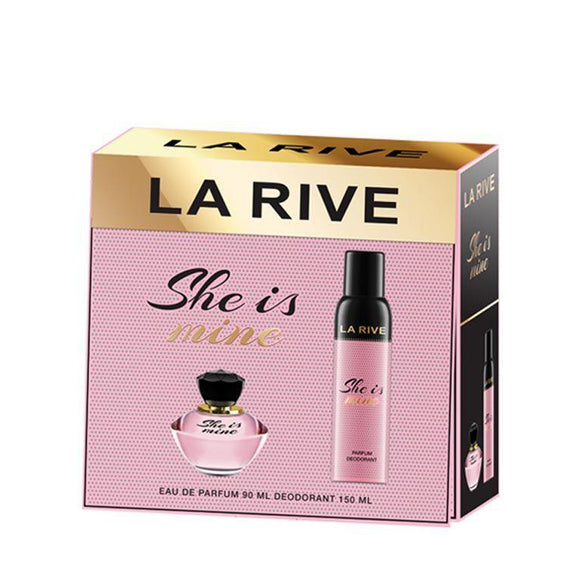 La Rive She Is Mine (EDP 90 ML + Deodorant 150ml)
