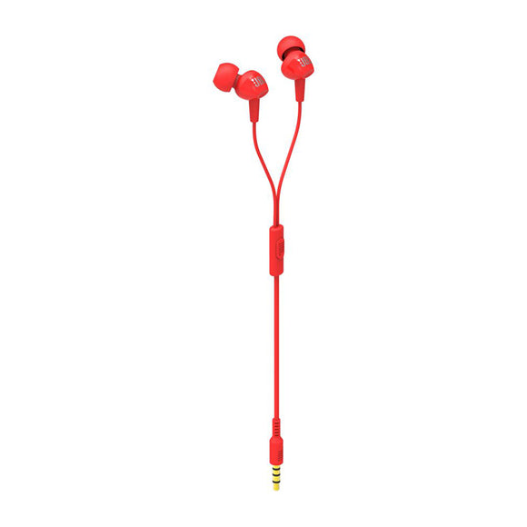 سماعات JBL C100SI  السلكية باللون الأحمر