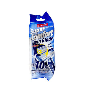 شفرات حلاقة رجالية Super Comfort Twin Blade (10 قطع)