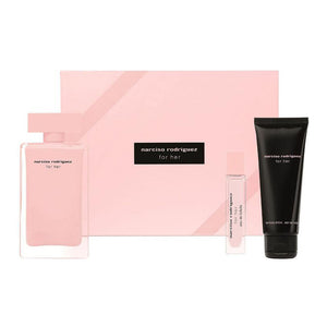 Narciso Rodriguez For Her EDP (100ml) + EDP (10ml) + Body Lotion (75ml)