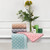 منشفة قطنية باللون الأخضر المزرق (90 ×150 سم)