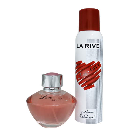 La Rive Love City ( EDP 90ml+ Deodorant 150ml)