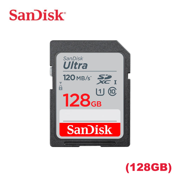 بطاقة ذاكرة SanDisk Ultra (128GB) SDHC 120MB/s