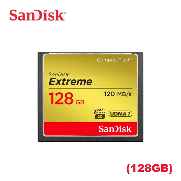 بطاقة ذاكرة SanDisk Extreme CompactFlash (128 GB)
