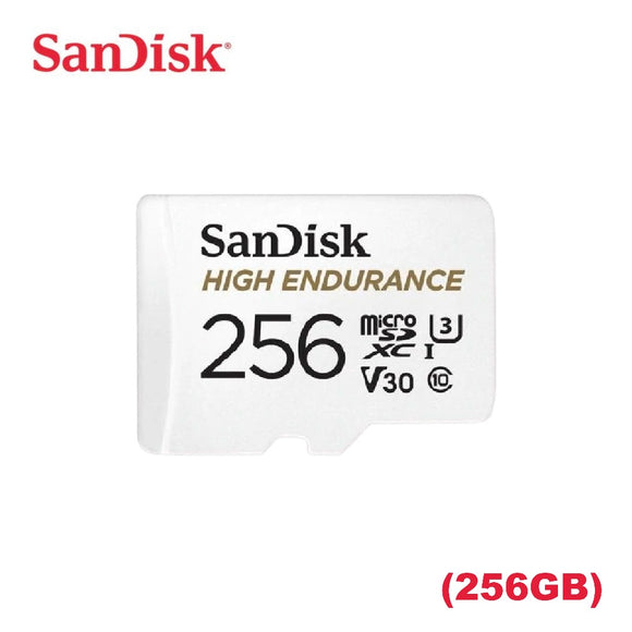 بطاقة ذاكرة SanDisk High Endurance microSD (256GB)