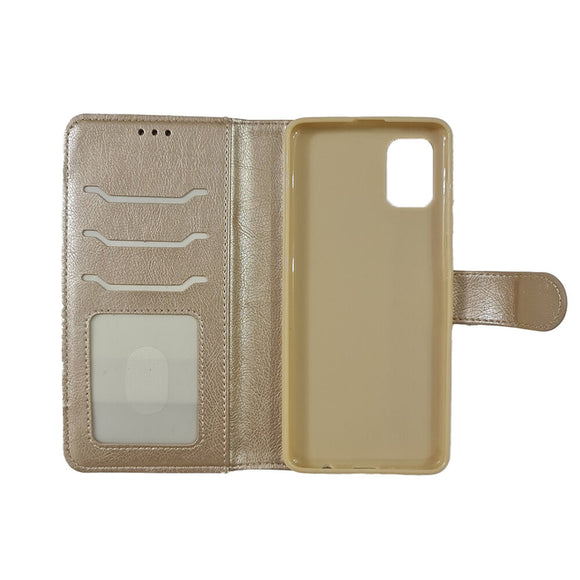 غطاء هاتف ومحفظة Pouchino Tasca New Classic  لأجهزة سامسنج A51 بألوان متعددة