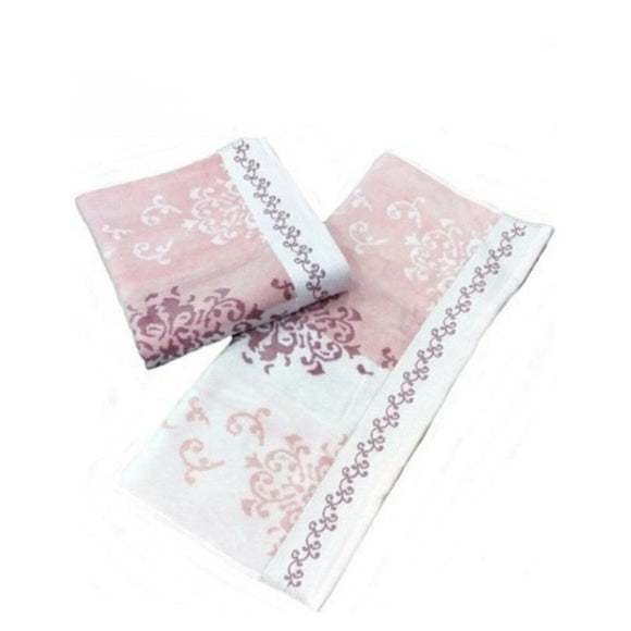 منشفة قطنية باللون الوردي (100 ×150 سم)