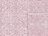 منشفة قدمين قطنية باللون الوردي 50×70  سم