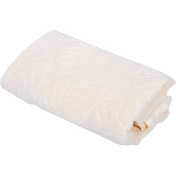 منشفة قطنية باللون الأبيض (90 ×50 سم)