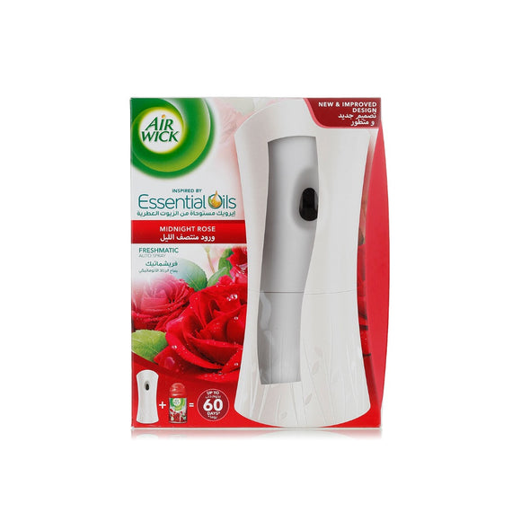 جهاز للفواحة العطرية + فواحة عطرية Air wick  برائحة الورود (250 مل)