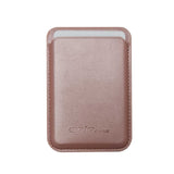 محفظة بطاقات مغناطيسية للهاتف المحمول Grip Case باللون الذهبي الوردي لأجهزة آيفون 12 ,13,14,15