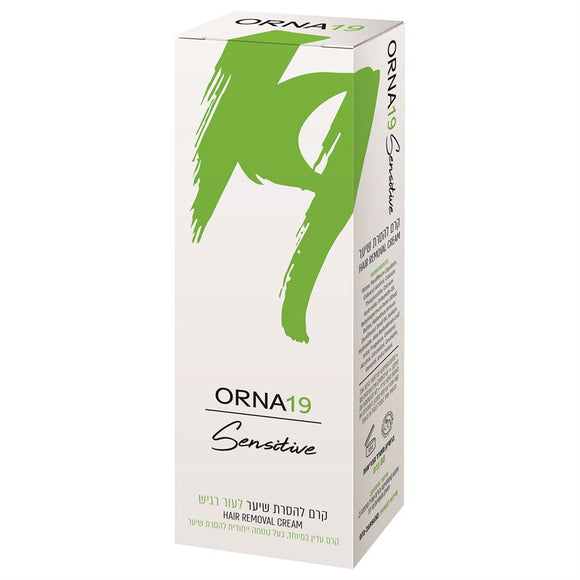 كريم Orna 19 Sensitive لإزالة شعر الجسم (80 غم)
