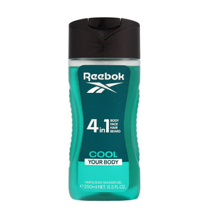 جل استحمام للرجال اربعة بواحد  Reebok Cool your body 4 in 1 (250 مل)