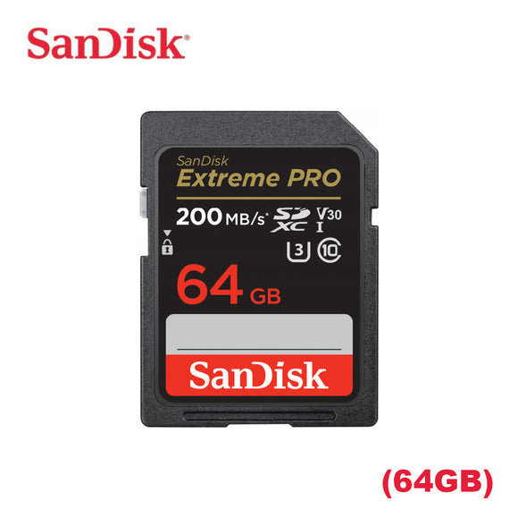 بطاقة ذاكرة SanDisk Extreme PRO UHS-I SDXC (64GB)