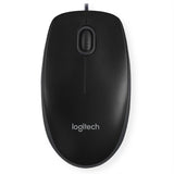 ماوس Logitech B100 باللون الأسود